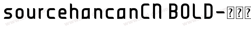 sourcehancanCN BOLD字体转换